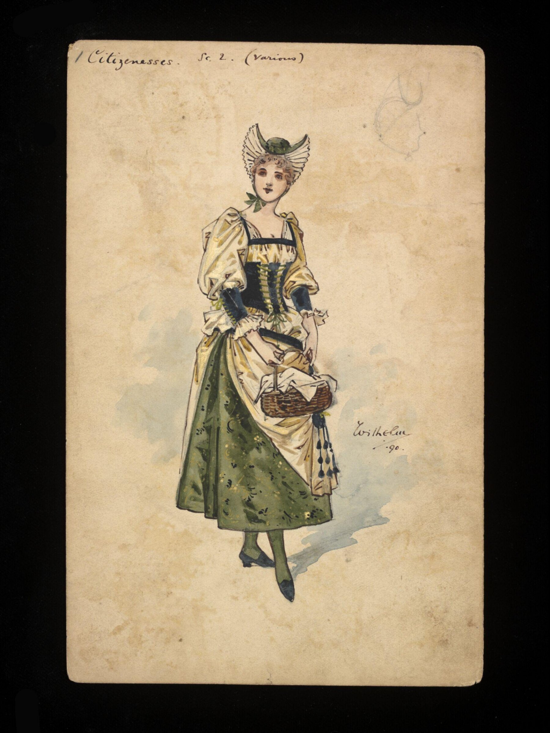 Wilhelm Pantomime Designs, Wilhelm, 1890
