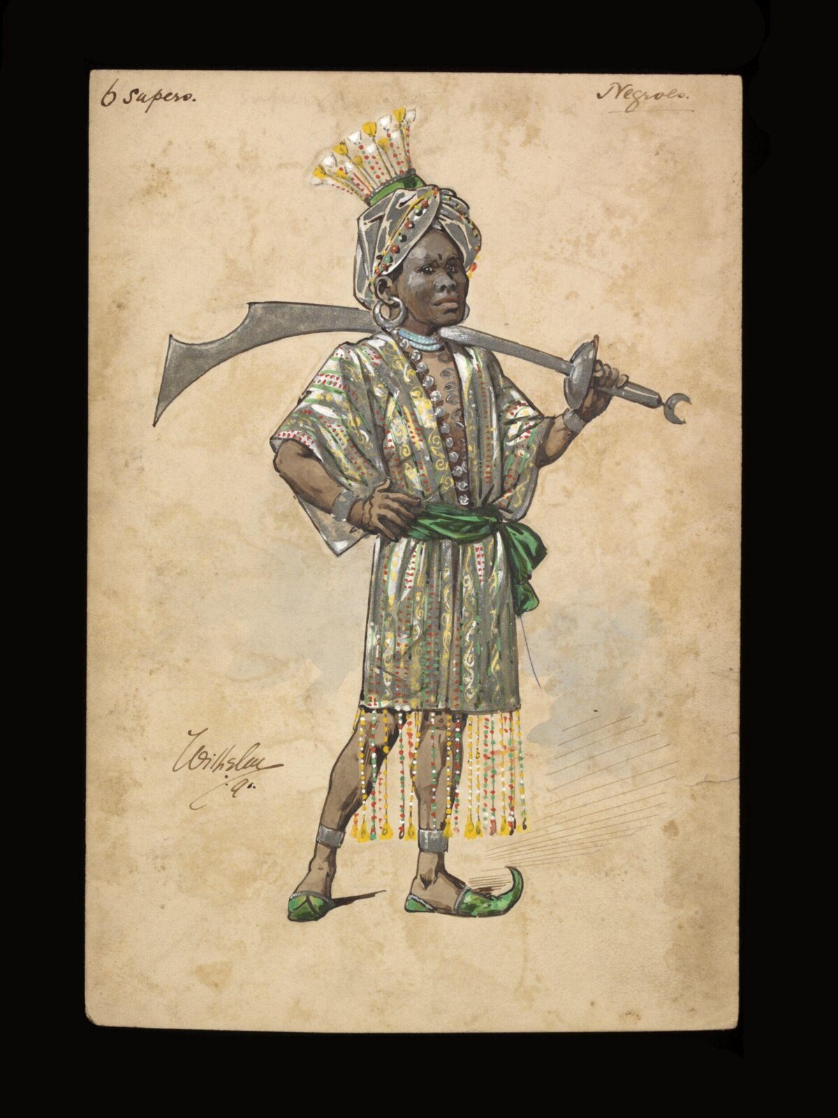 Wilhelm Pantomime Designs, Wilhelm, 1890
