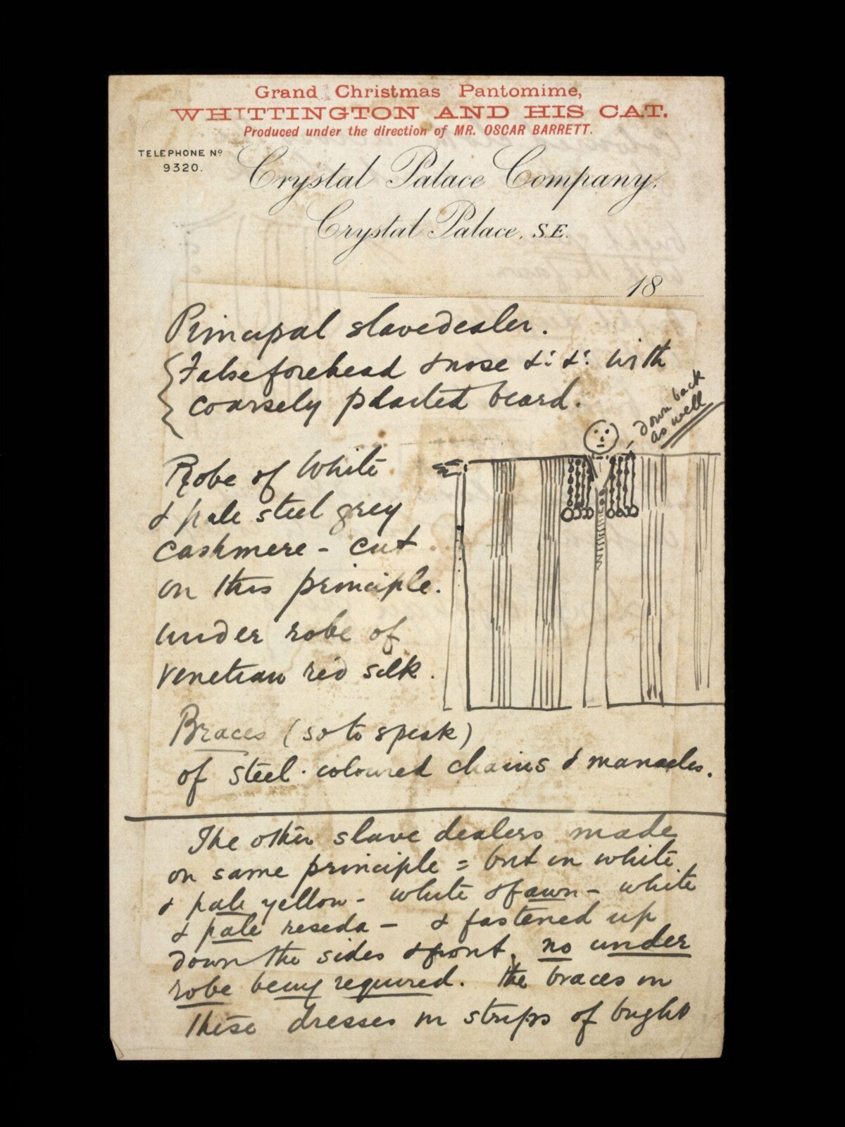 Wilhelm Pantomime Designs, Wilhelm, 1890