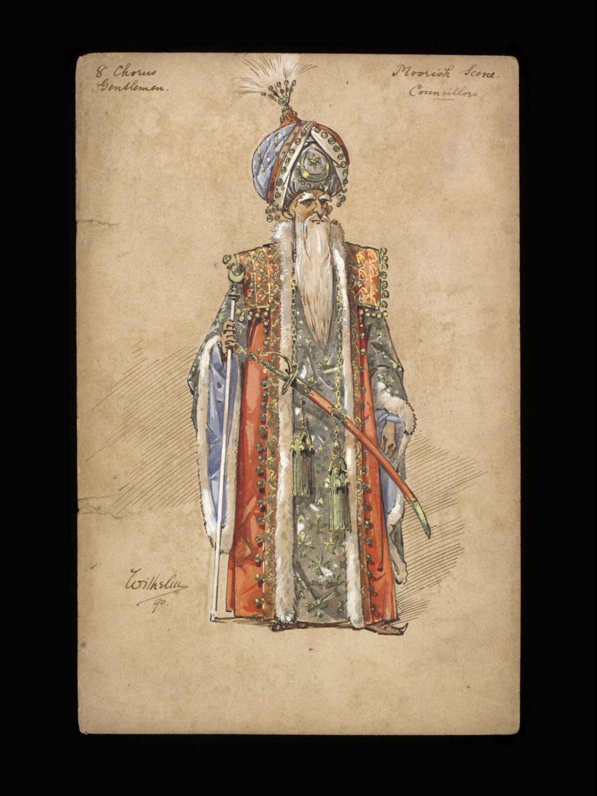 Wilhelm Pantomime Designs, Wilhelm, 1890