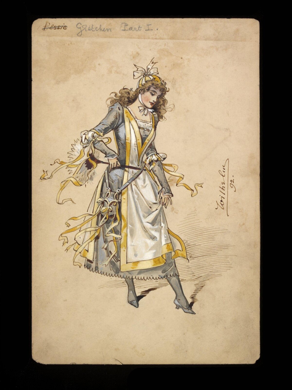 Wilhelm Pantomime Designs, Wilhelm, 1892