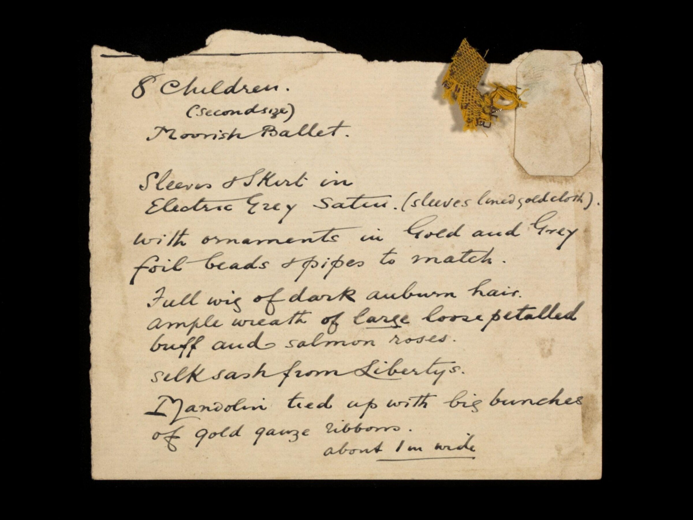 Wilhelm Pantomime Designs, Wilhelm, 1890