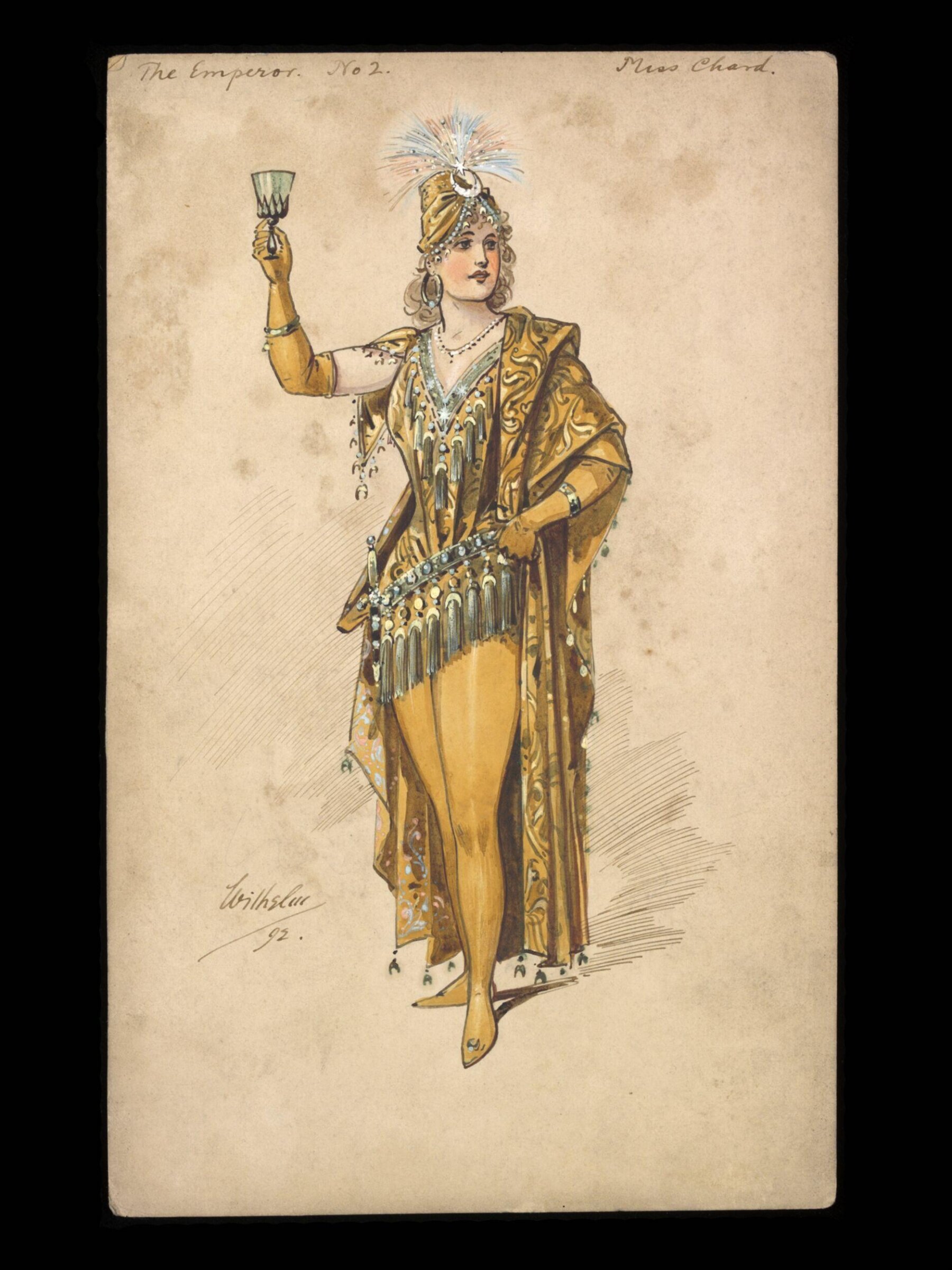 Wilhelm Pantomime Designs, Wilhelm, 1892