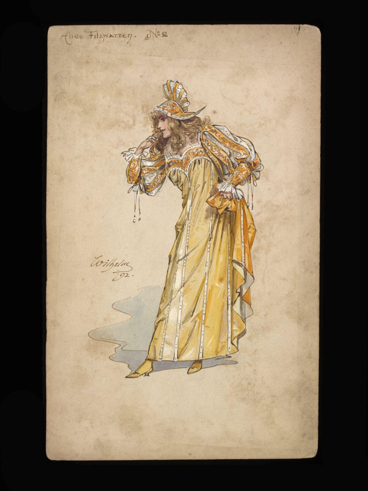 Wilhelm Pantomime Designs, Wilhelm, 1892
