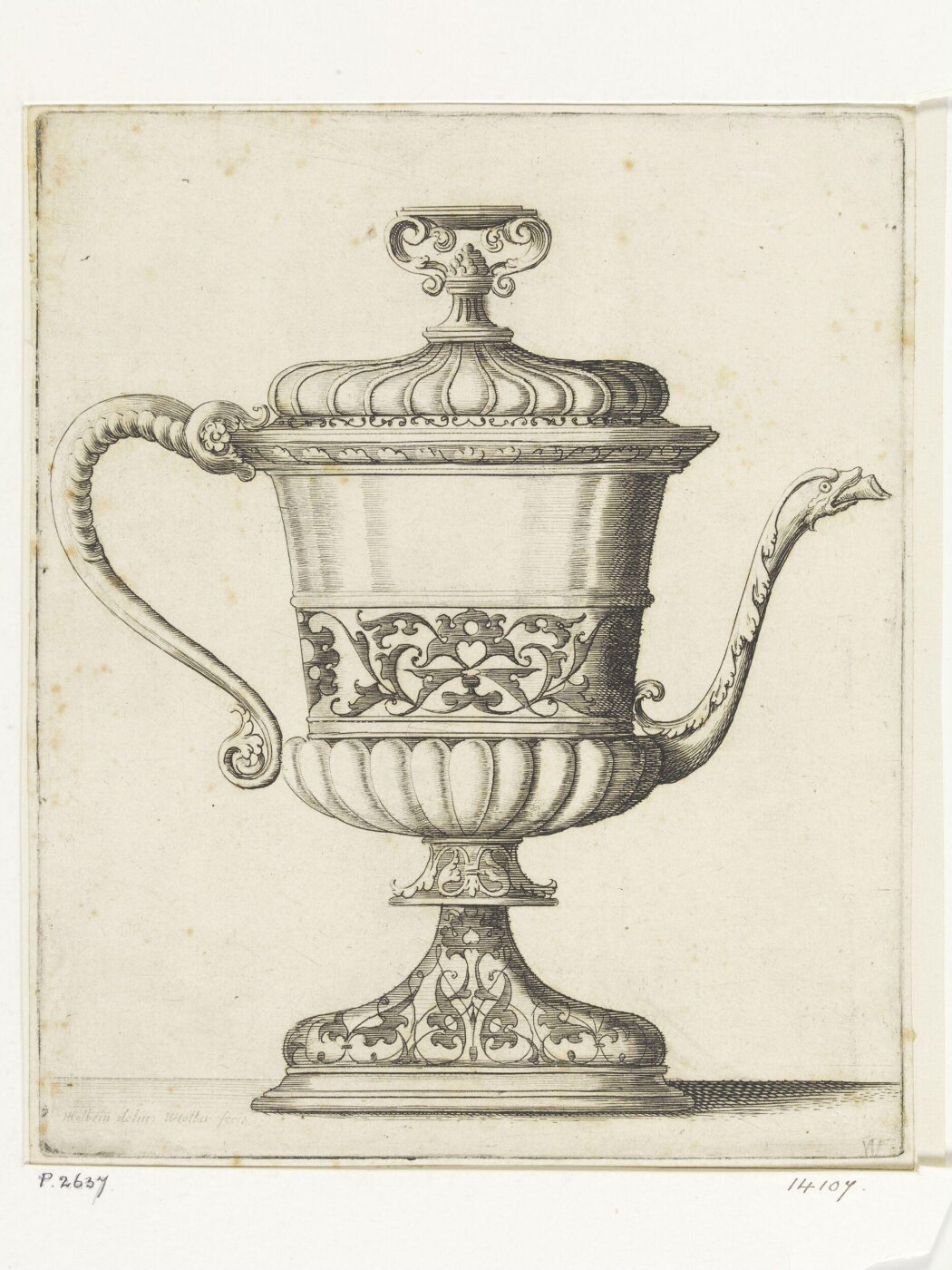 Holbein, Jug with narrow spout