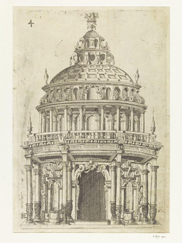 Gebäude Bekrönungen Decken (1609) by Hans Jakob Ebelmann