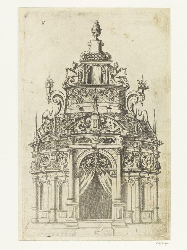 Gebäude Bekrönungen Decken (1609) by Hans Jakob Ebelmann