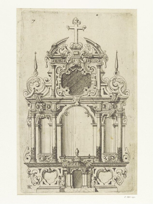 Gebäude Bekrönungen Decken (1609) by Hans Jakob Ebelmann