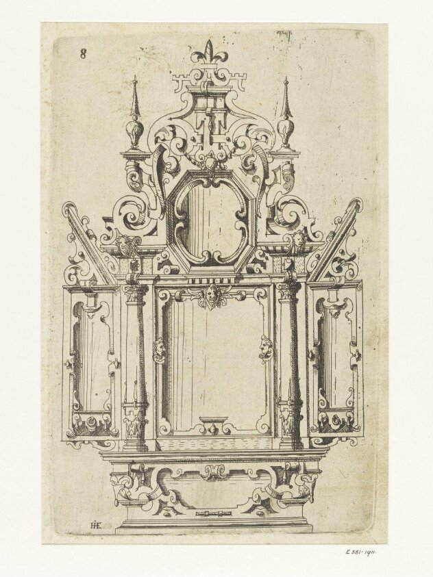 Gebäude Bekrönungen Decken (1609) by Hans Jakob Ebelmann