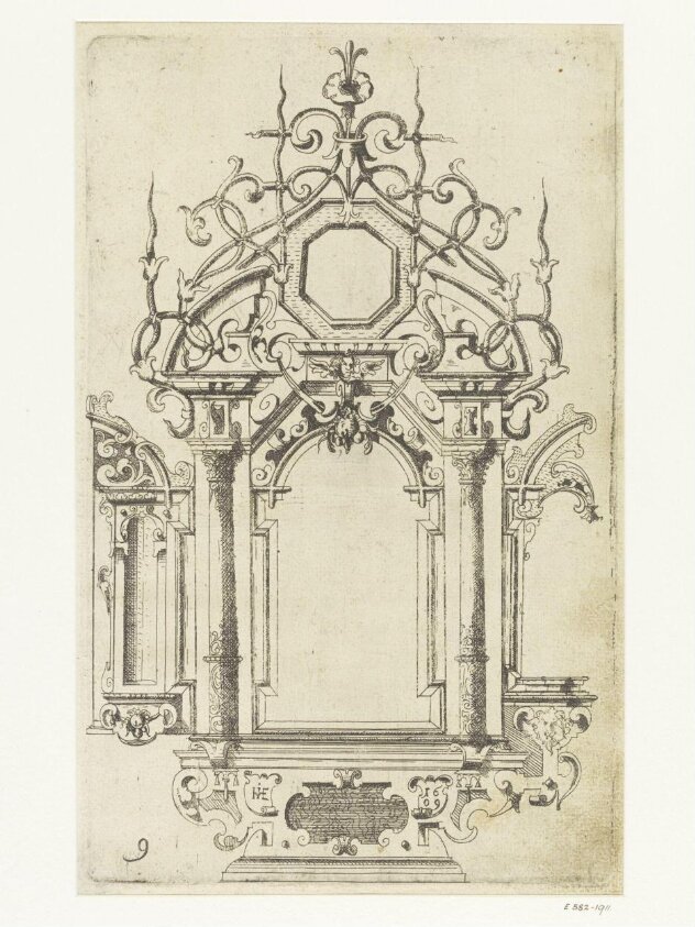 Gebäude Bekrönungen Decken (1609) by Hans Jakob Ebelmann