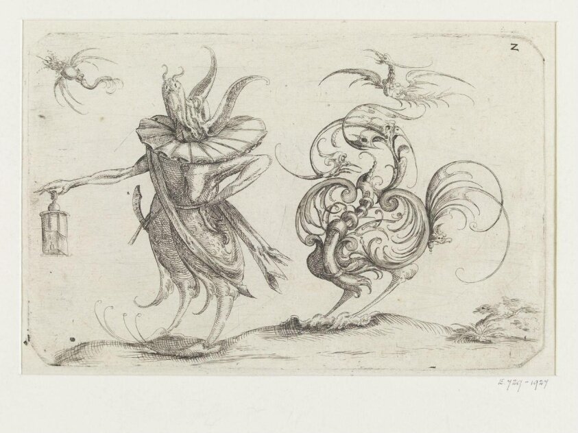 Etching (c. 1614-15) by Jacobus Cornelis Wendel