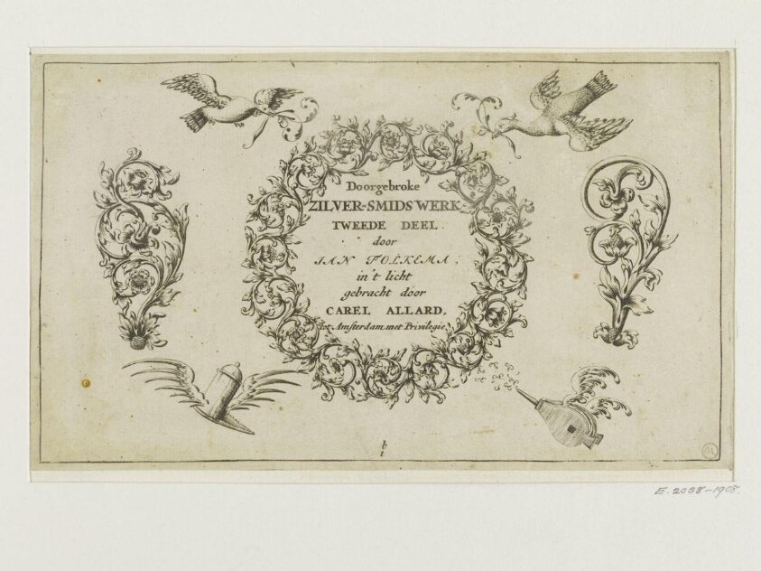 Doorgebroke Zilver-Smiths werk (1690-1700) by Jacob Folkema