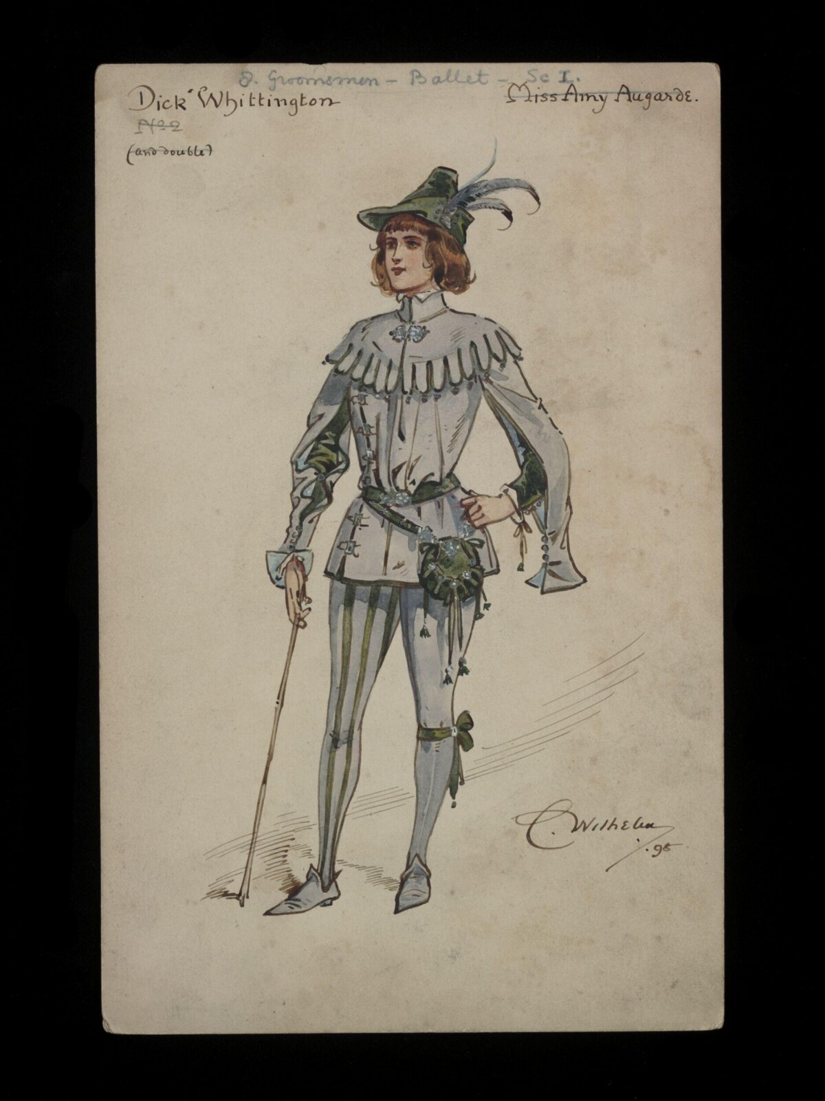 Wilhelm Pantomime Designs, Wilhelm, 1898