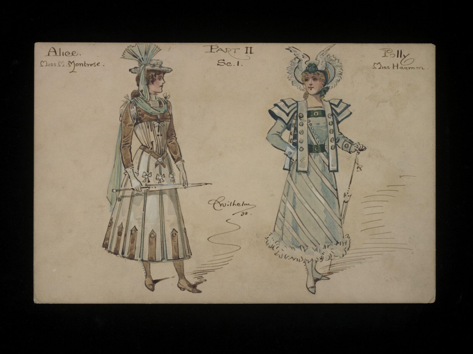Wilhelm Pantomime Designs, Wilhelm, 1898