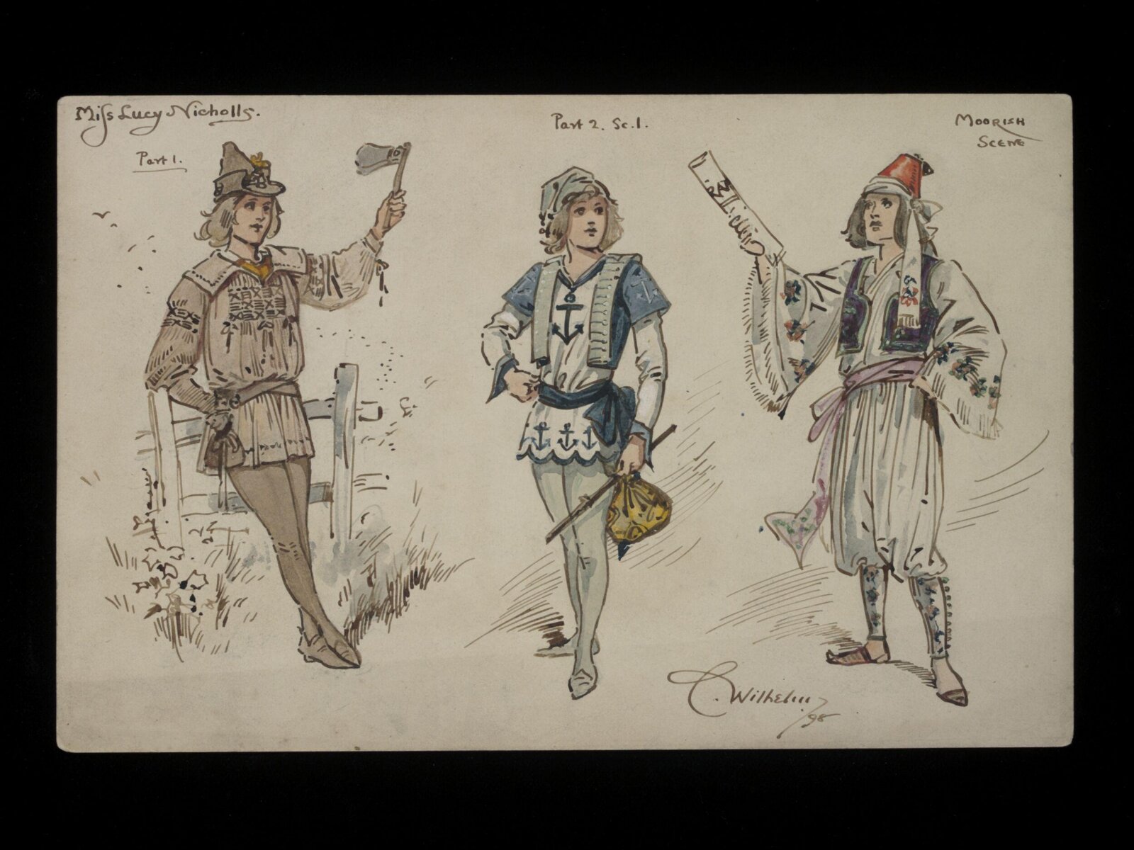Wilhelm Pantomime Designs, Wilhelm, 1898