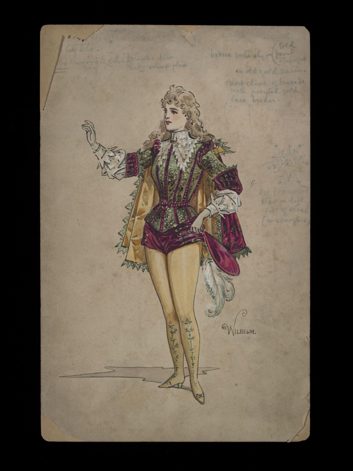 Wilhelm Pantomime Designs, Wilhelm, ca. 1898