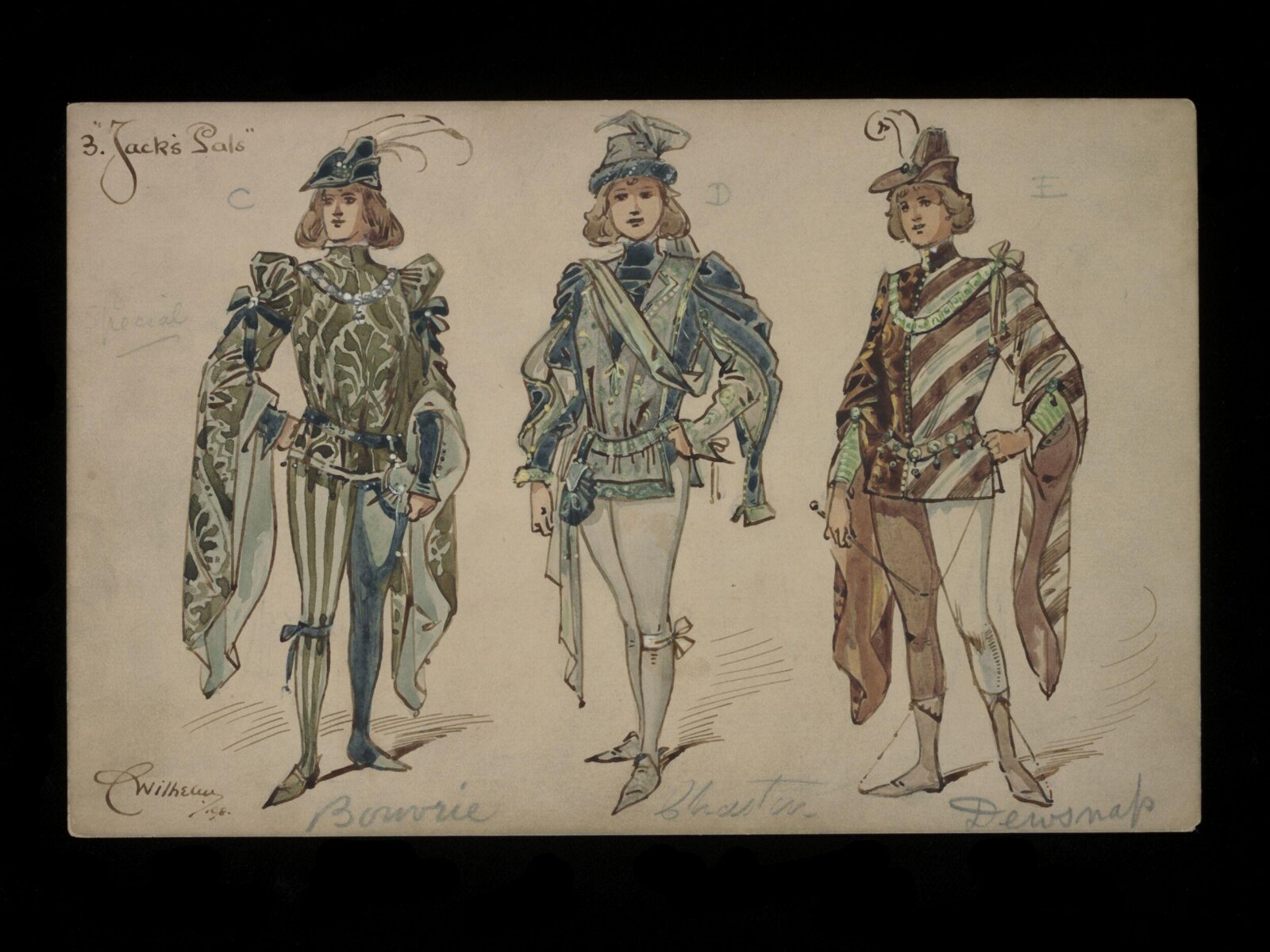 Wilhelm Pantomime Designs, Wilhelm, 1898