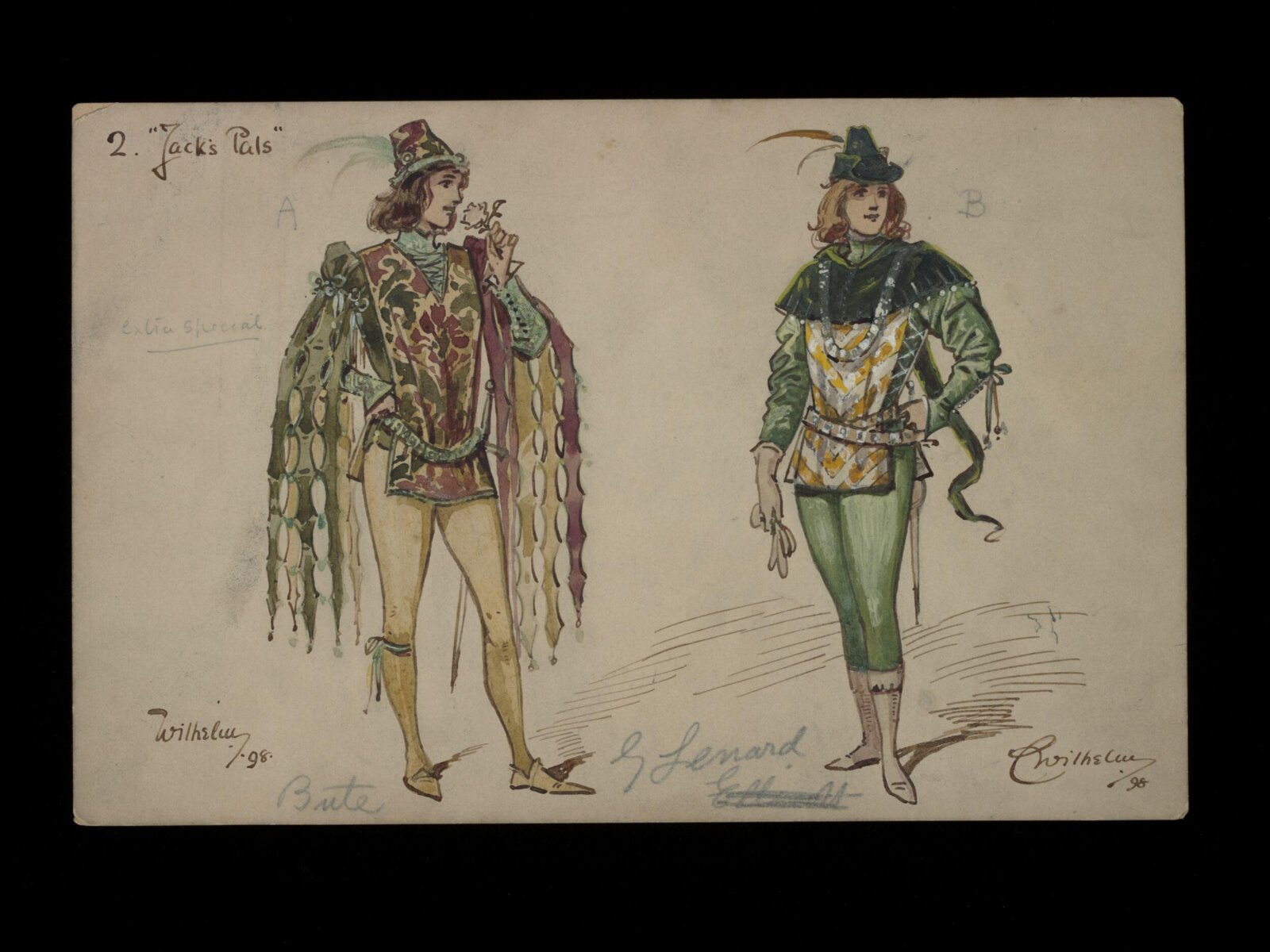 Wilhelm Pantomime Designs, Wilhelm, 1898