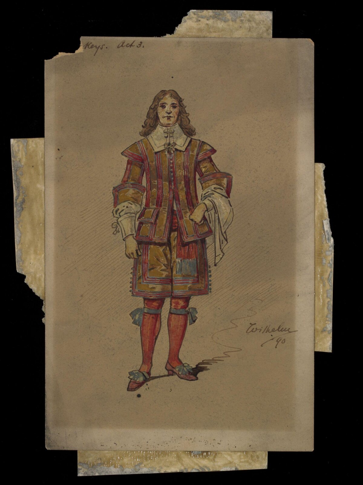 Wilhelm Pantomime Designs, Wilhelm, 1890
