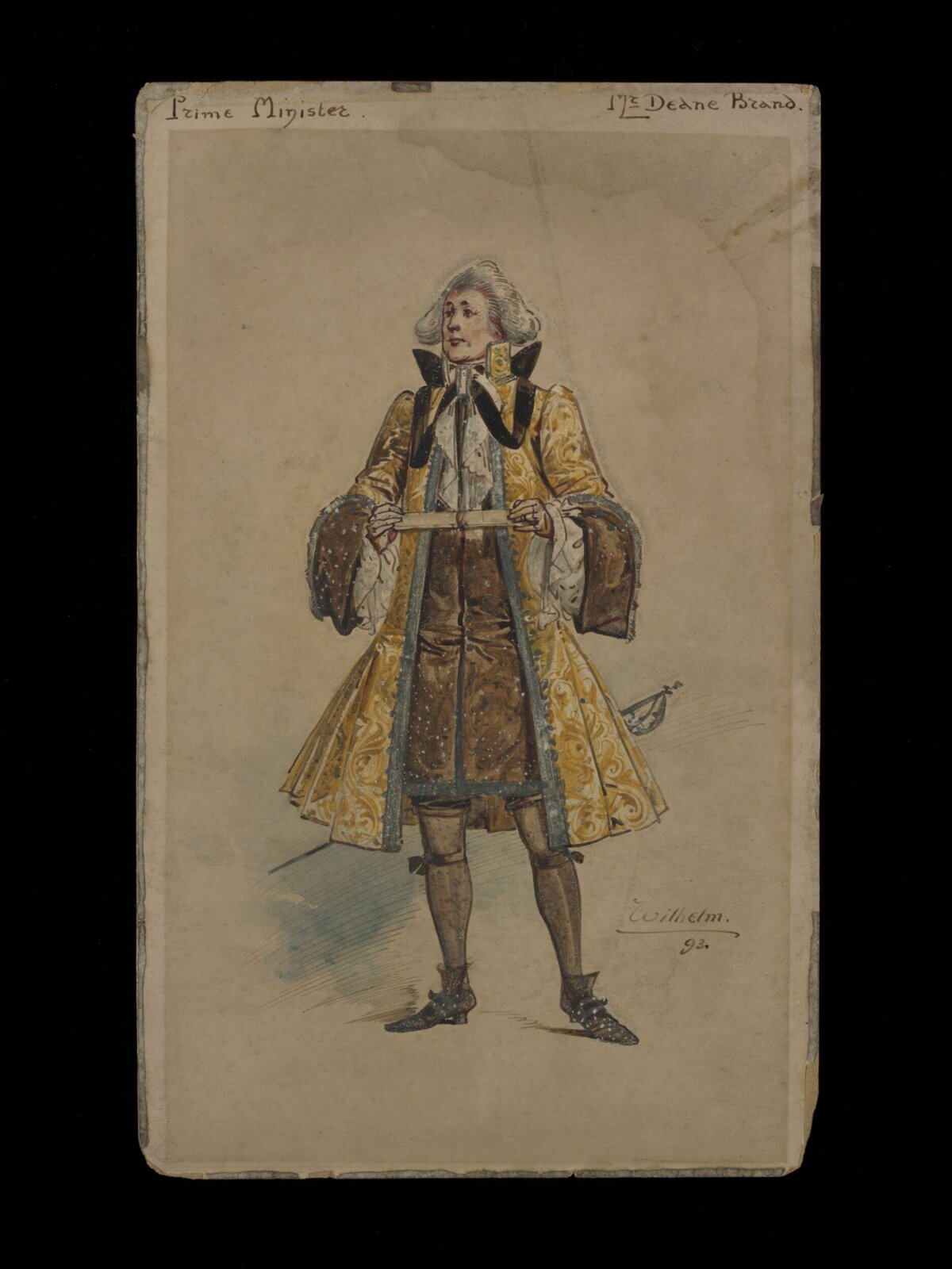 Wilhelm Pantomime Designs, Wilhelm, 1893