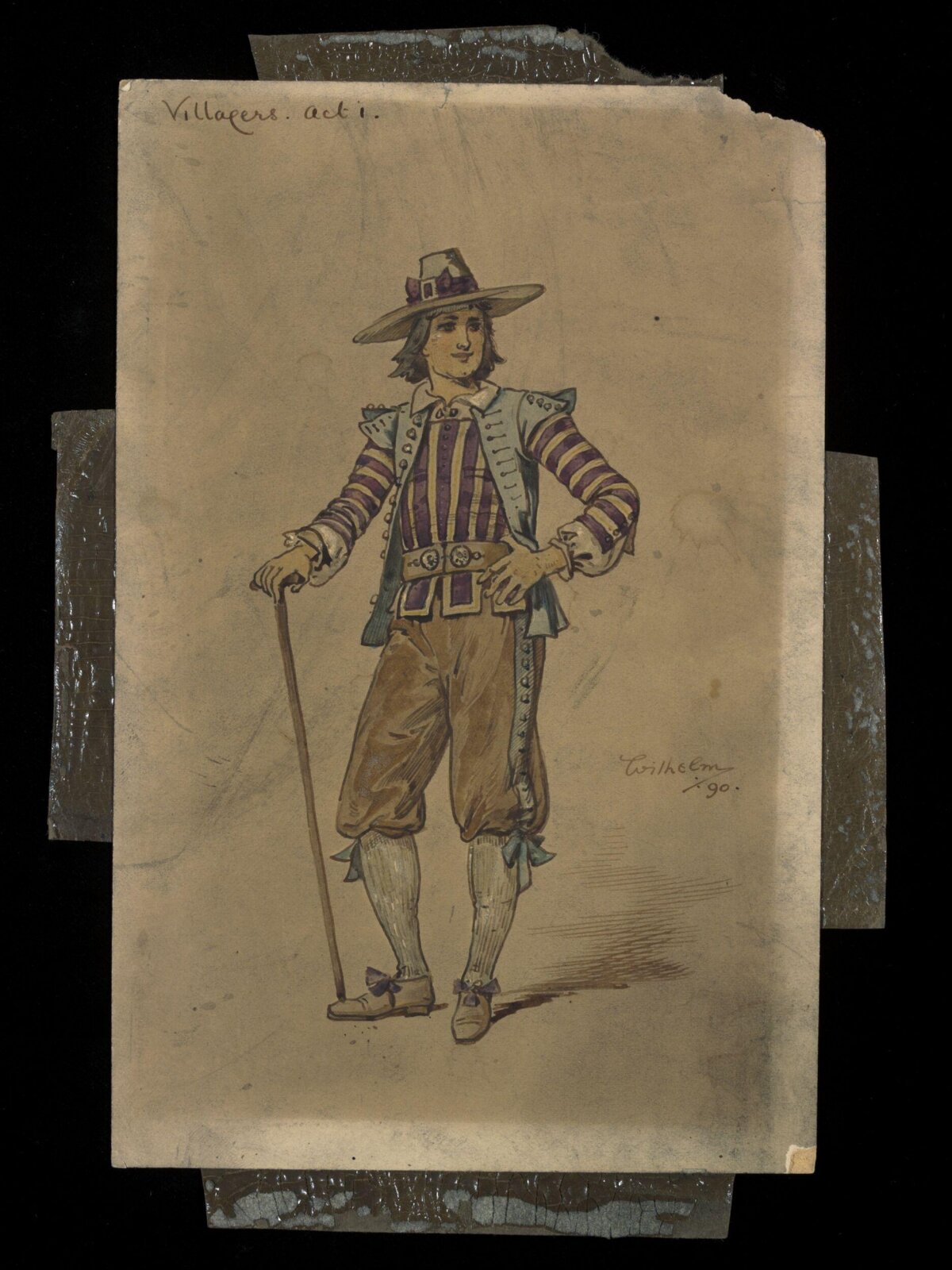 Wilhelm Pantomime Designs, Wilhelm, 1890