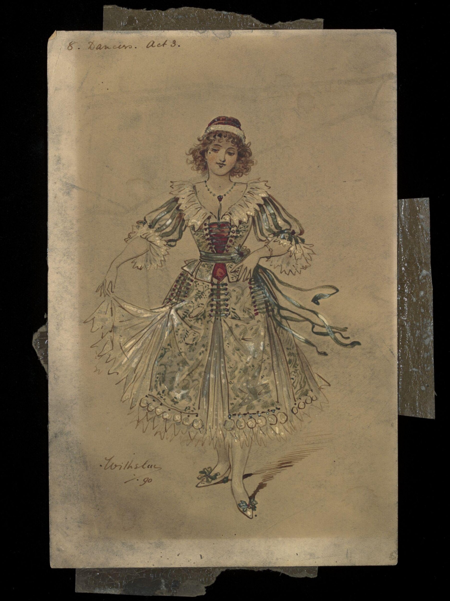 Wilhelm Pantomime Designs, Wilhelm, 1890