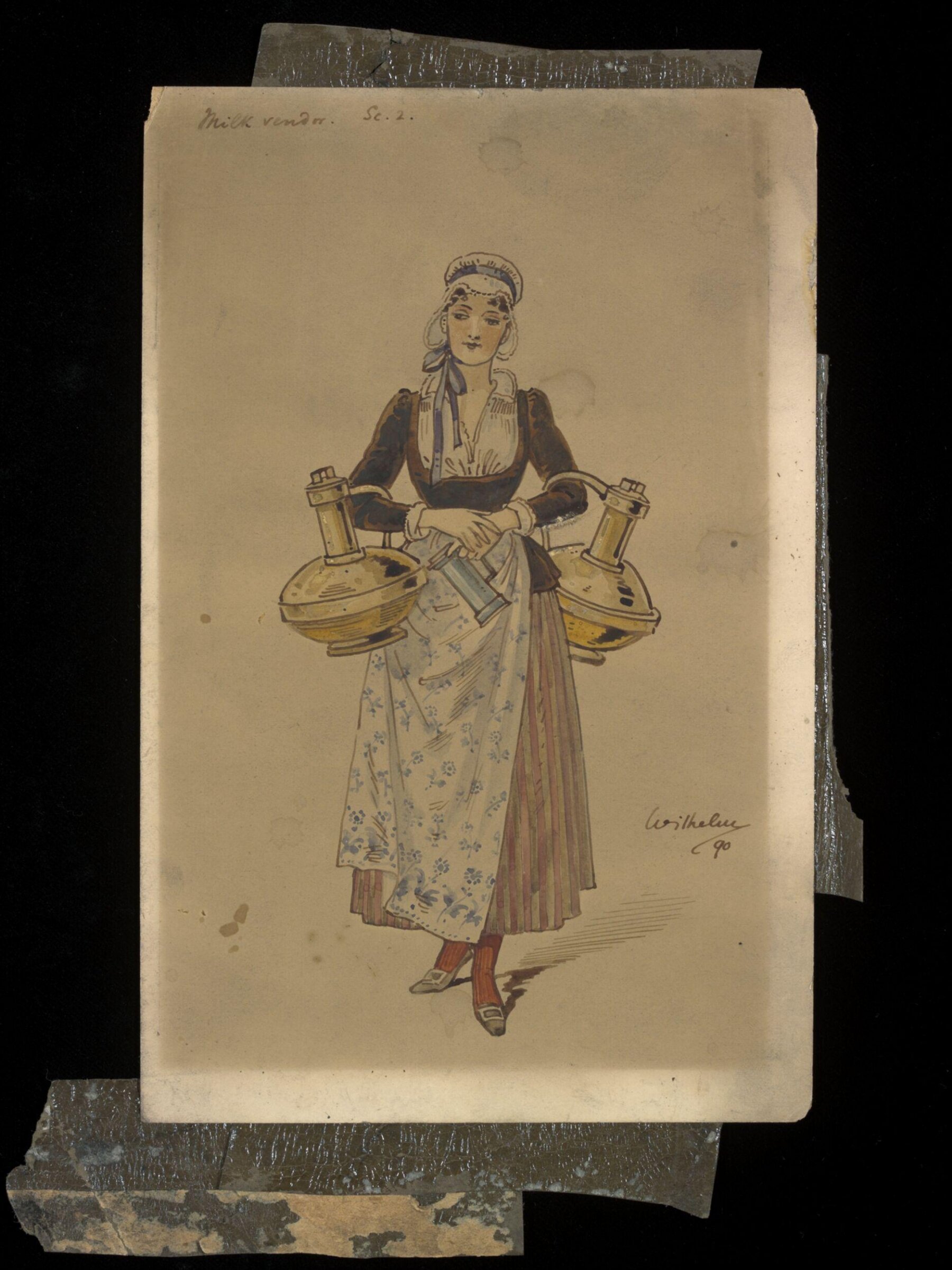 Wilhelm Pantomime Designs, Wilhelm, 1890