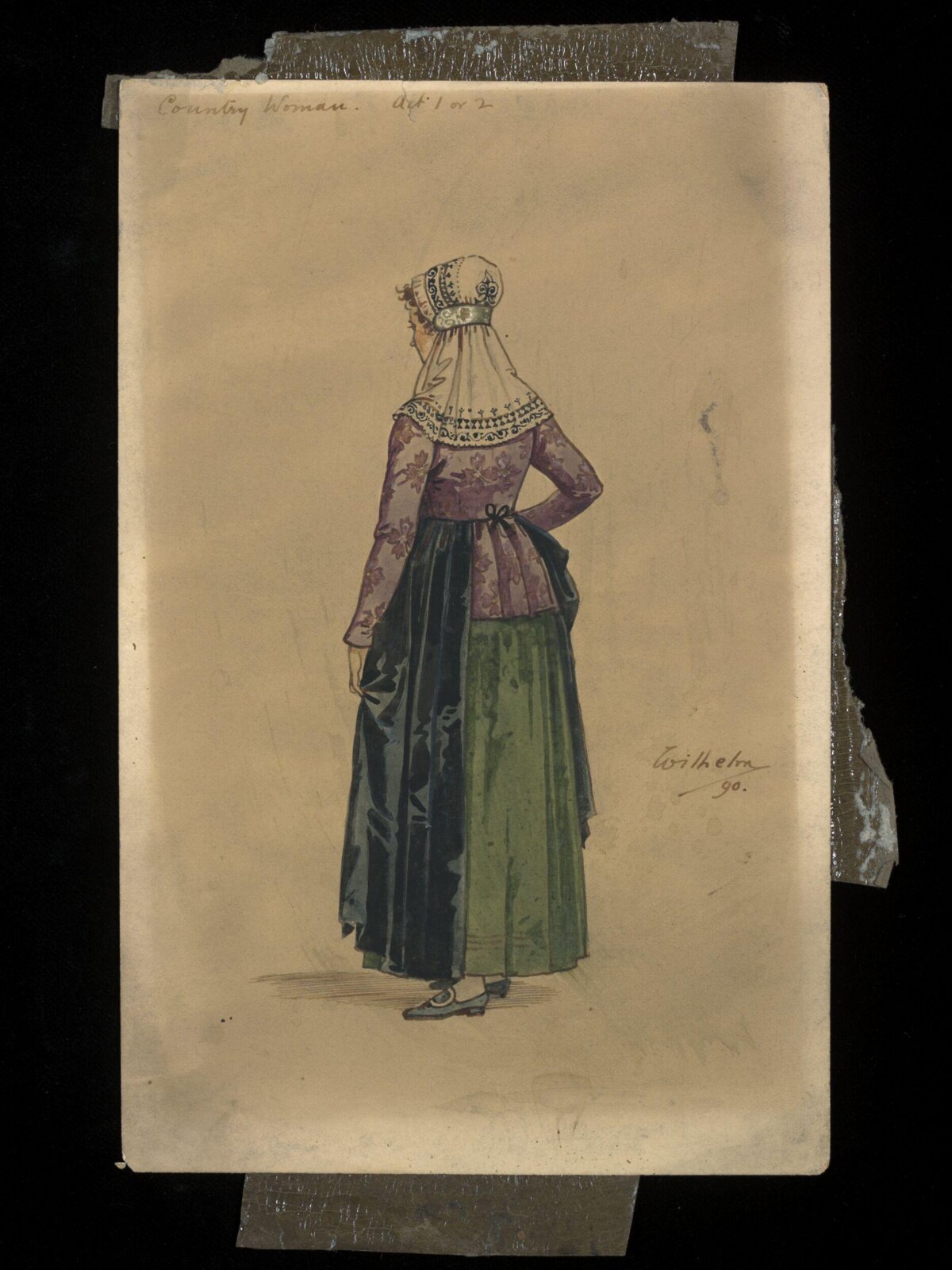 Wilhelm Pantomime Designs, Wilhelm, 1890
