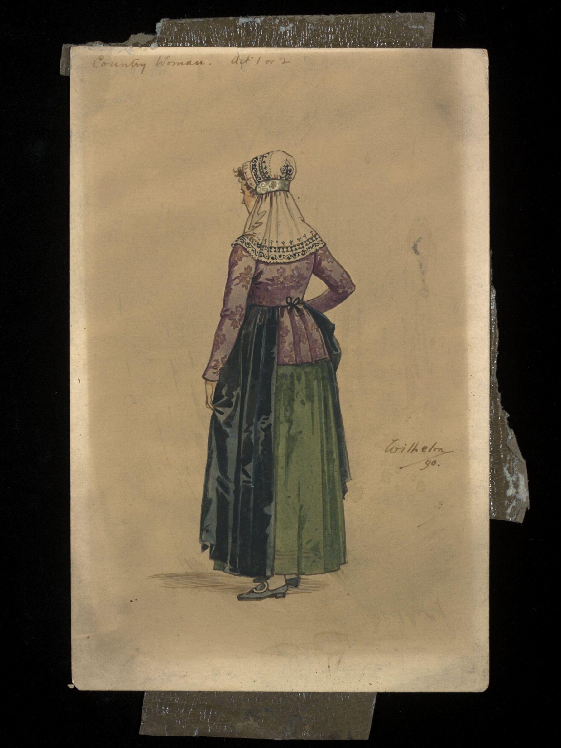Wilhelm Pantomime Designs, Wilhelm, 1890
