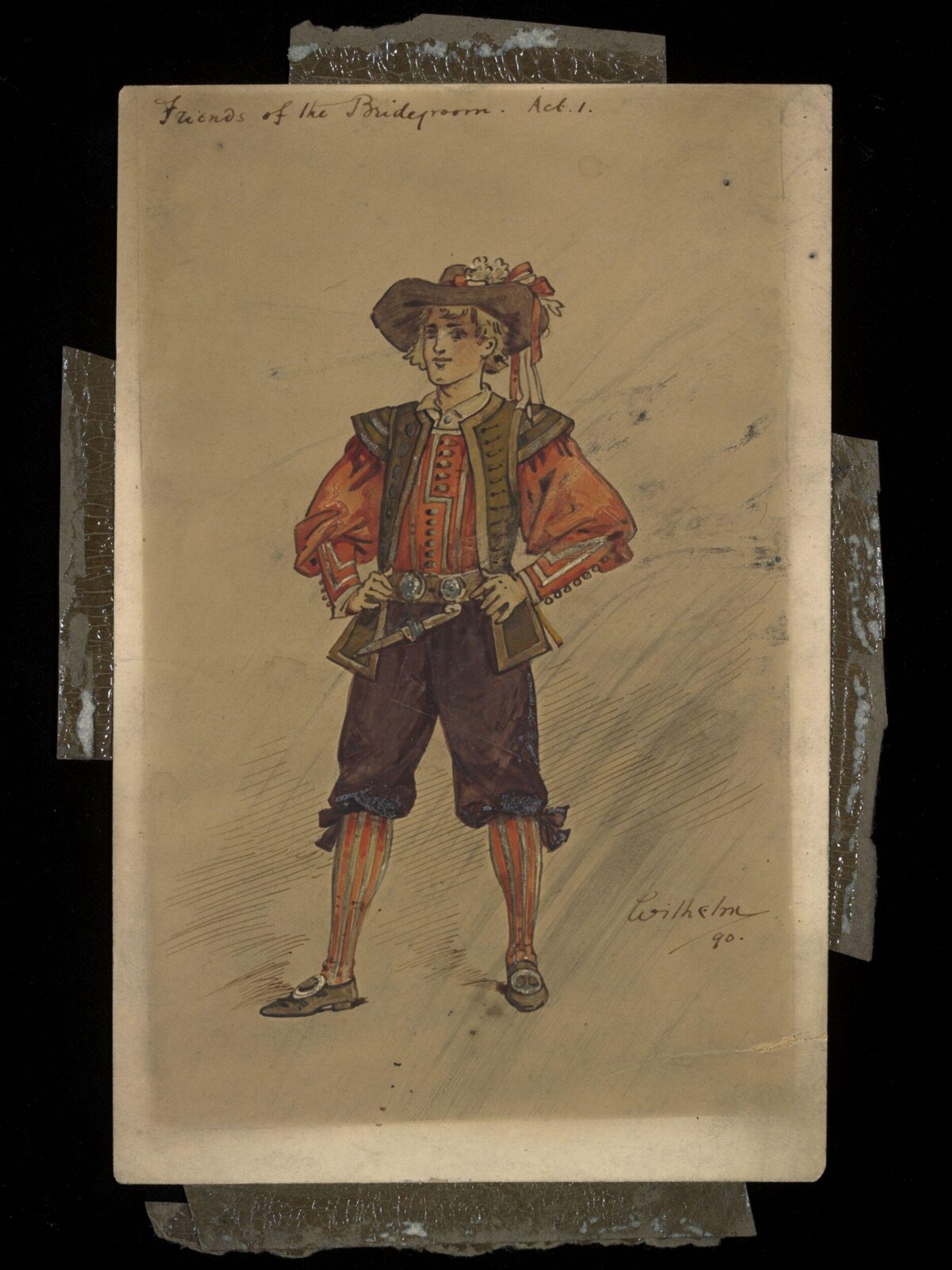 Wilhelm Pantomime Designs, Wilhelm, 1890