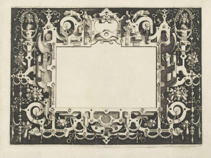 Ornamental frame top image