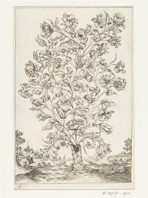 Livre de Feuilles et de Fleurs Vtile aux Orfeures et autres Arts Inventé par Francois le Febure 