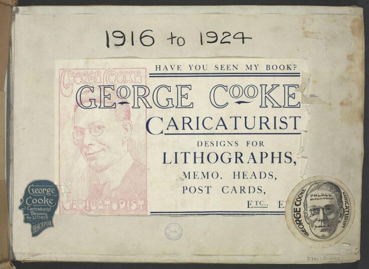 George Cooke Album of Caricatures top image