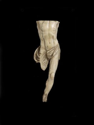 Crucifix figure (fragmentary), ca. 1650