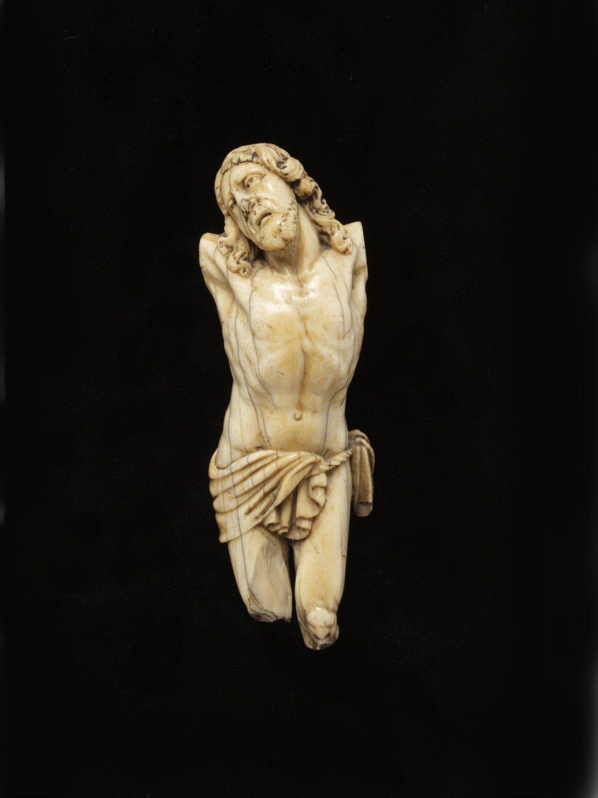 Crucifix figure (fragmentary), ca. 1650