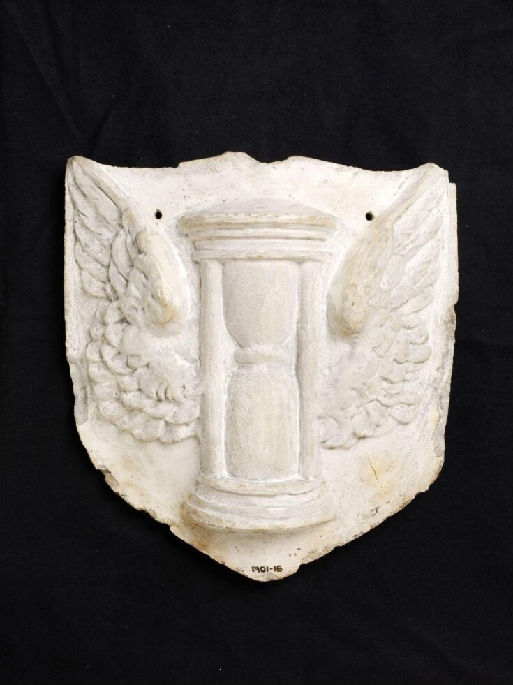 Cast from one of the shields on the Royal Albert Hall top image