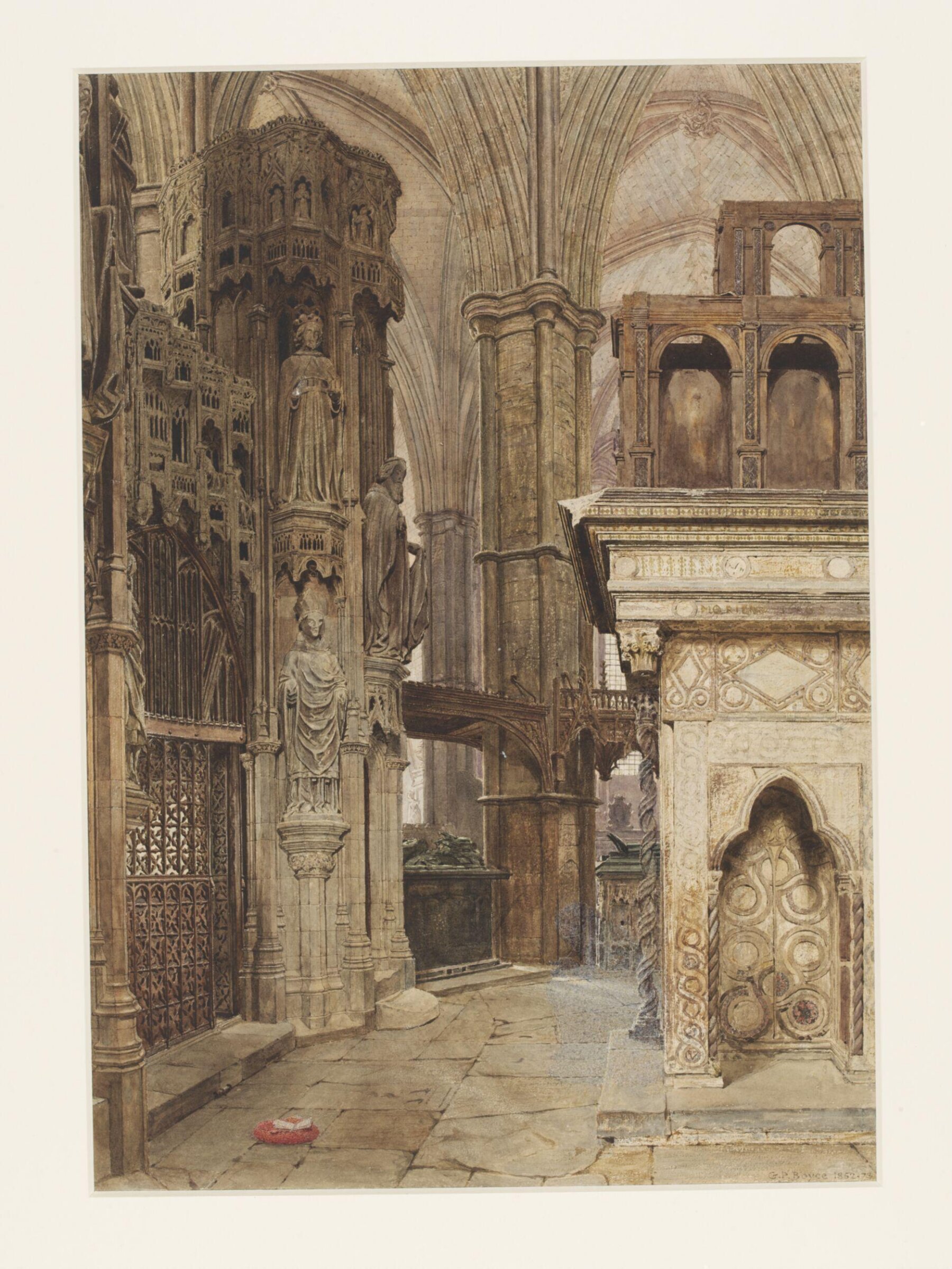 The East End of Edward the Confessor's Chapel and Tomb, As They Now Stand, George Price Boyce, 1852-1873