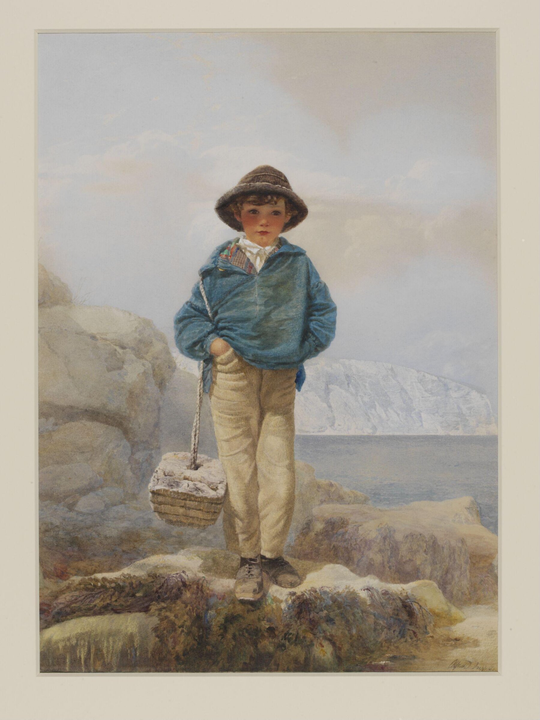 Young England - A Fisher Boy, Alfred Downing Fripp, 1860