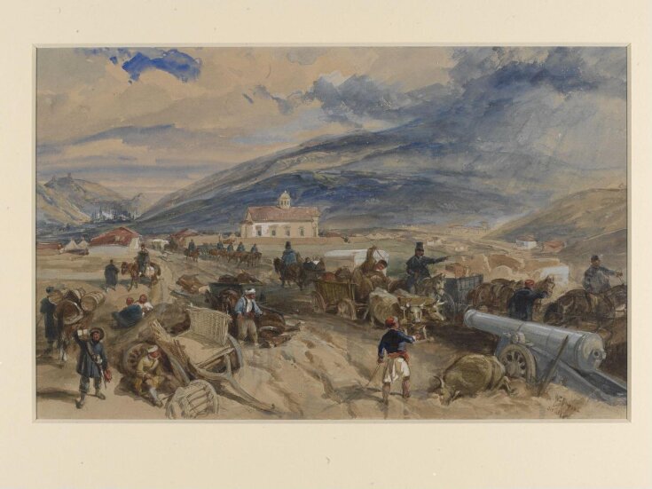 Commissariat Difficulties: scene during the Crimean War, 1854-1856 top image