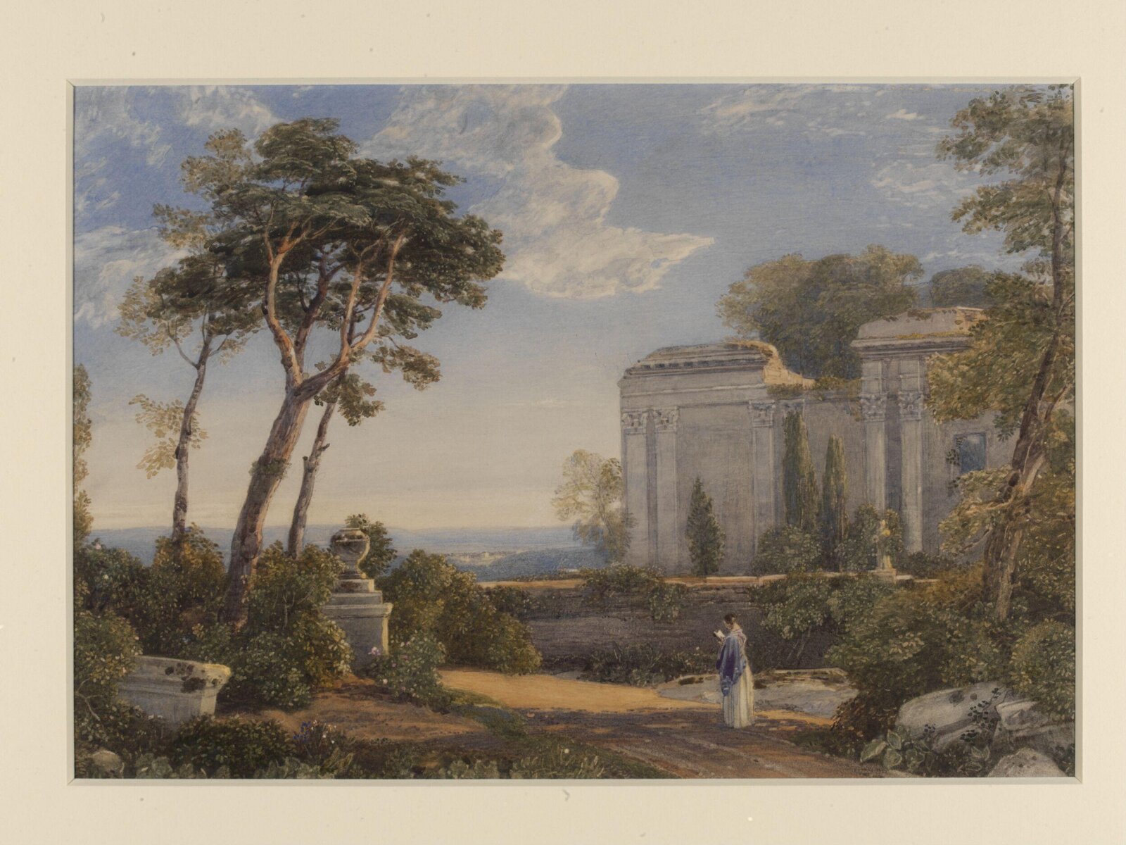 Ruins: A Classical Composition, Francis Oliver Finch, ca. 1830-50