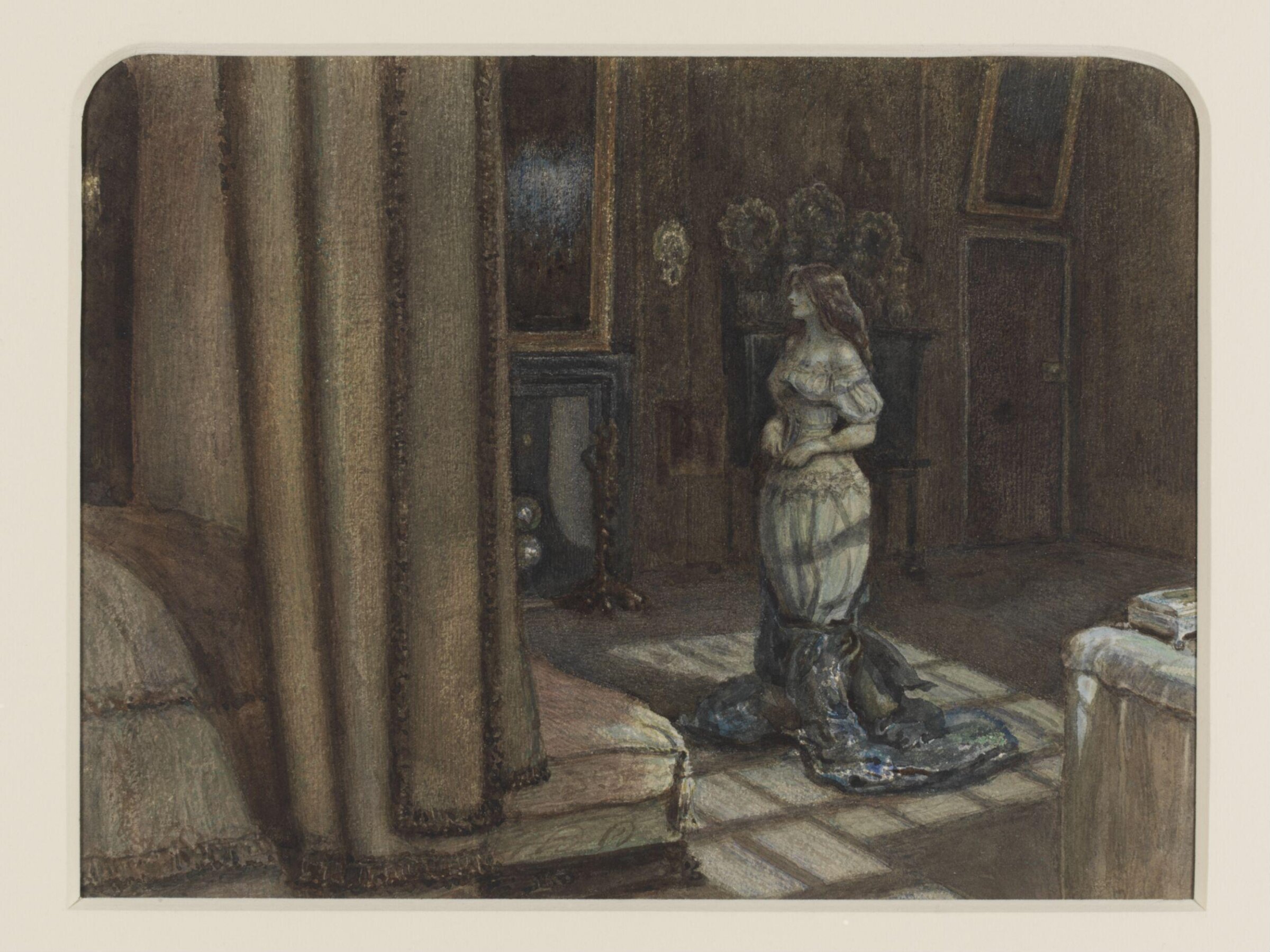 The Eve of St. Agnes, John Everett Millais, ca. 1863