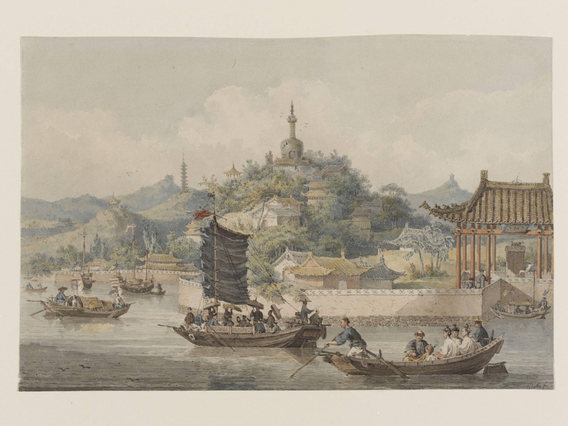The Emperor of China's Gardens, the Imperial Palace, Peking, William Alexander, ca. 1796