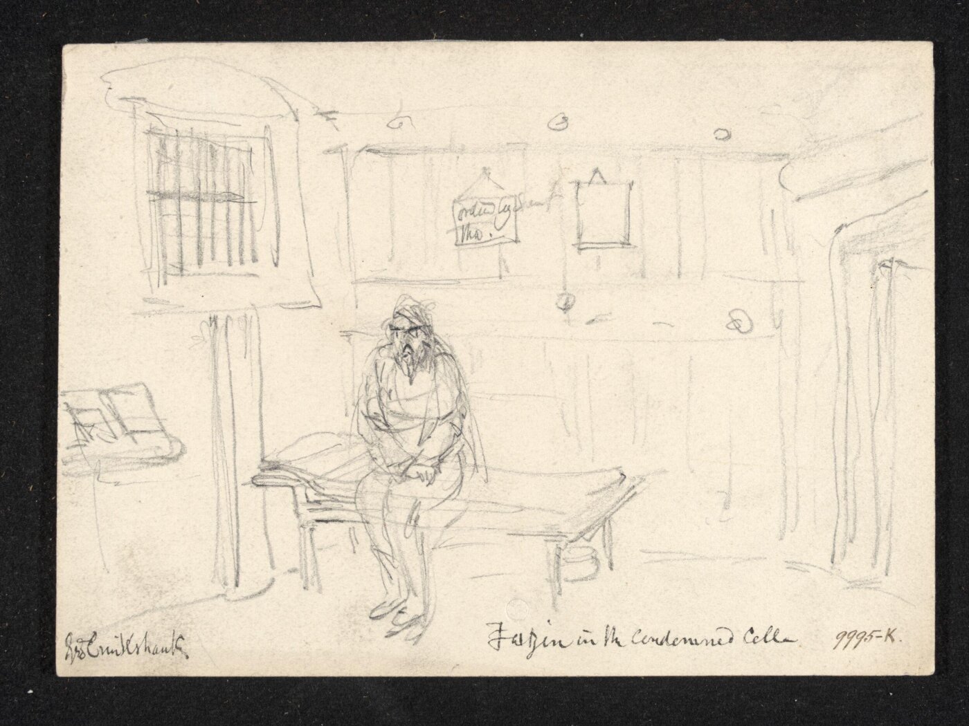 Cruikshank, George, Fagin in the Condemned Cell