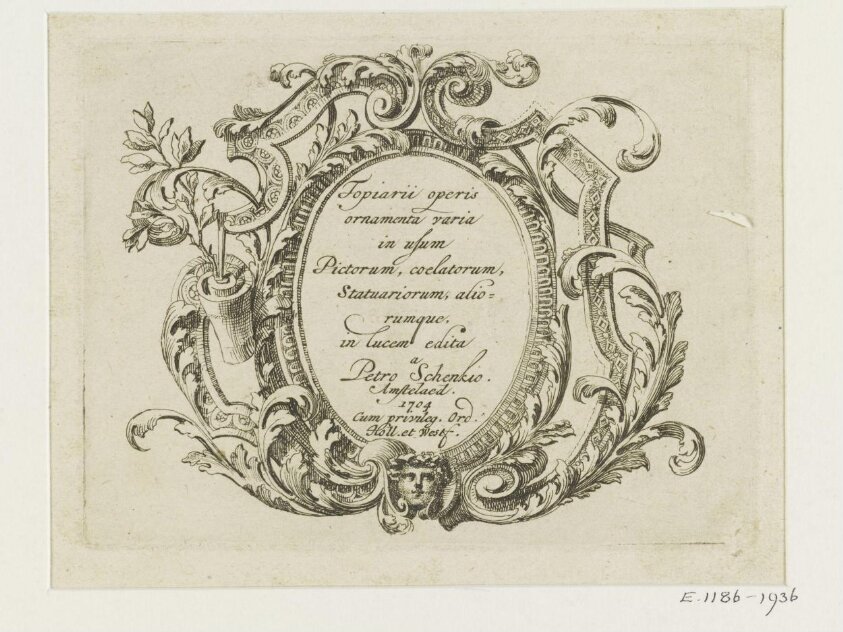 Topiari operis ornamenta varia in usum (1704) by Leonard Schenk