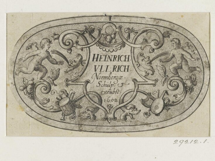 Engraving Heinrich Ulrich V&A Explore The Collections