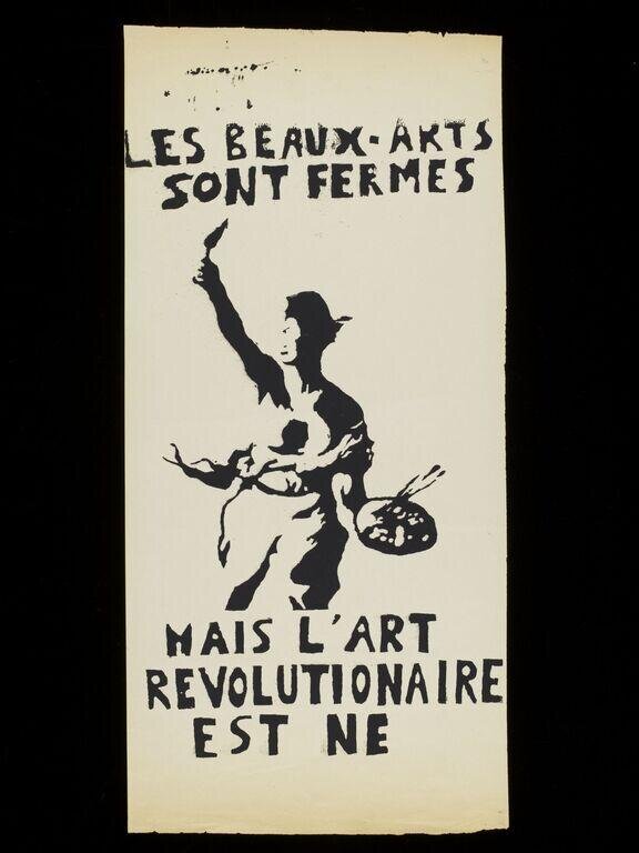 Les Beaux-Arts Sont Fermés, Mais L'Art Revolutionaire Est Ne