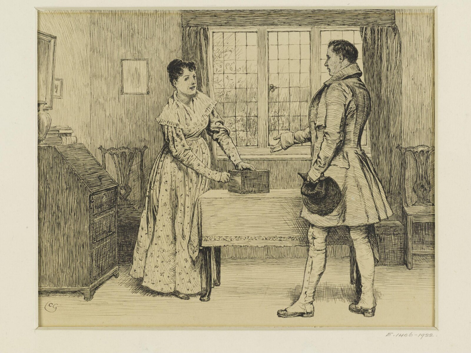 Drawing, Charles Green, 1894