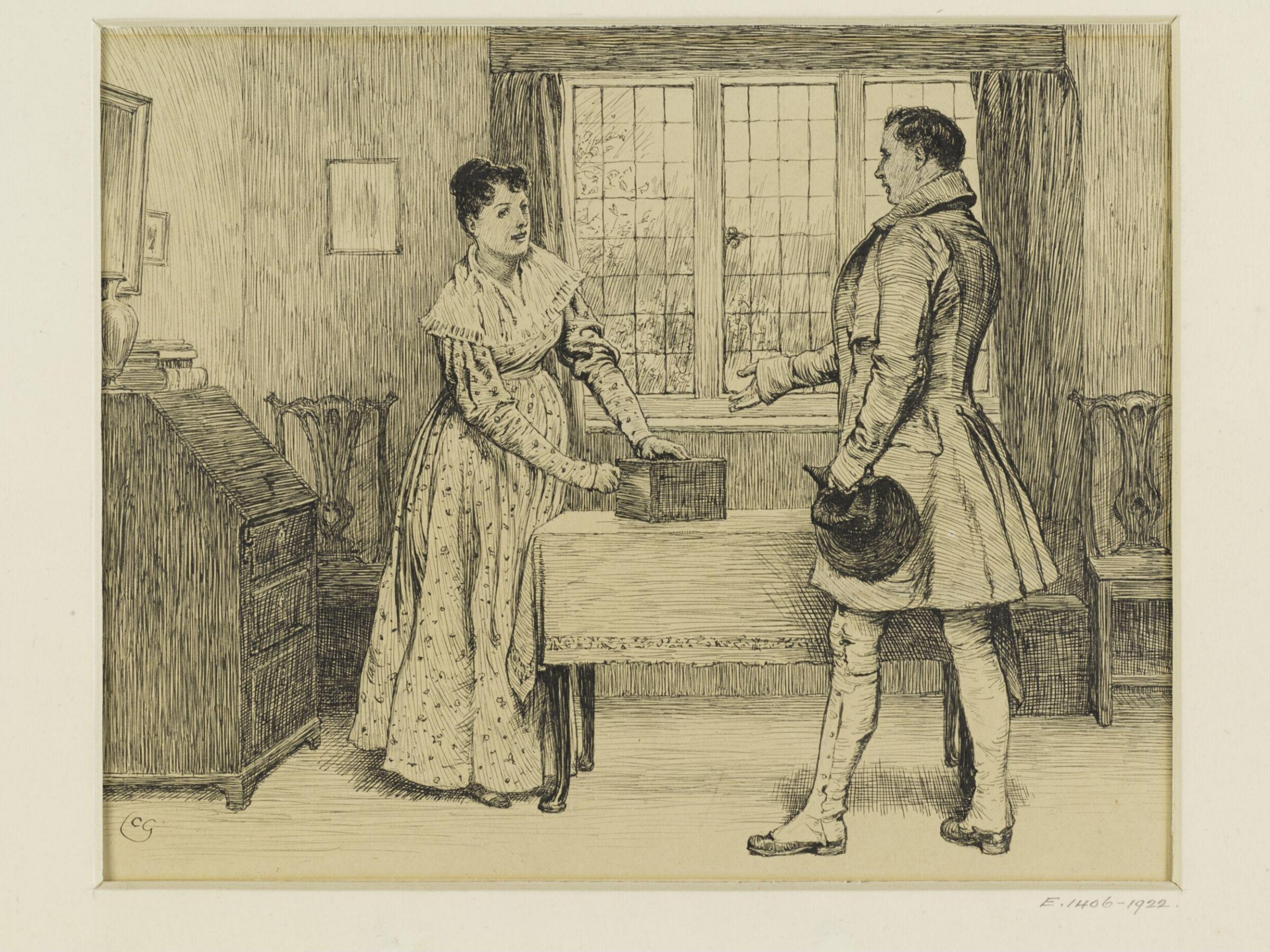 Drawing, Charles Green, 1894