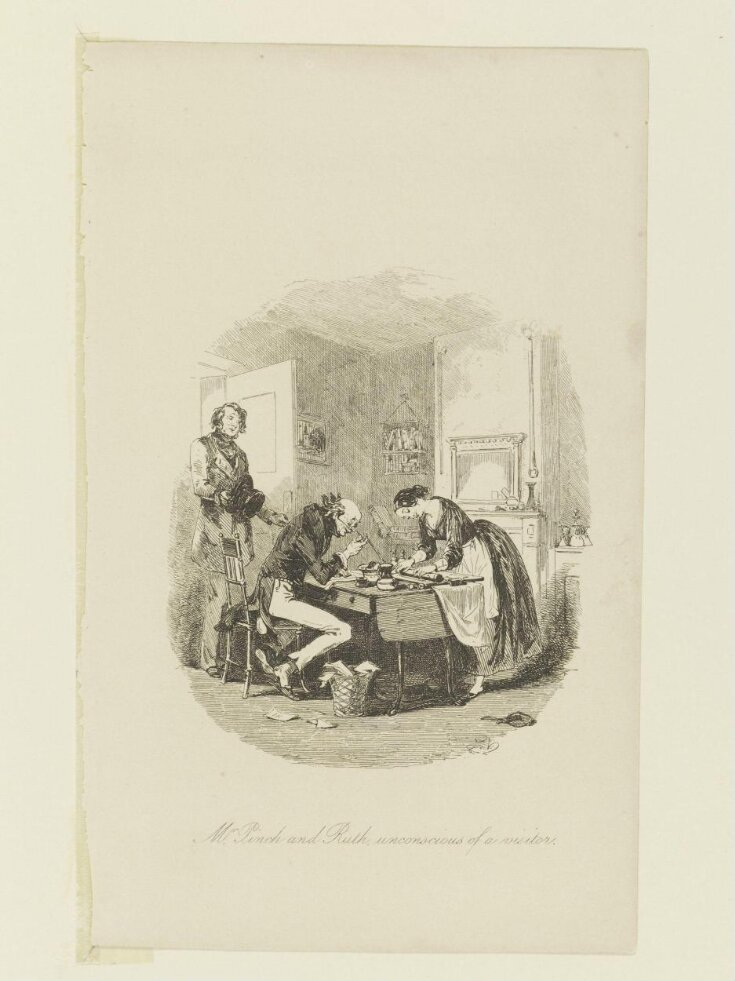 Mr Pinch and Ruth, unconscious of a visitor top image