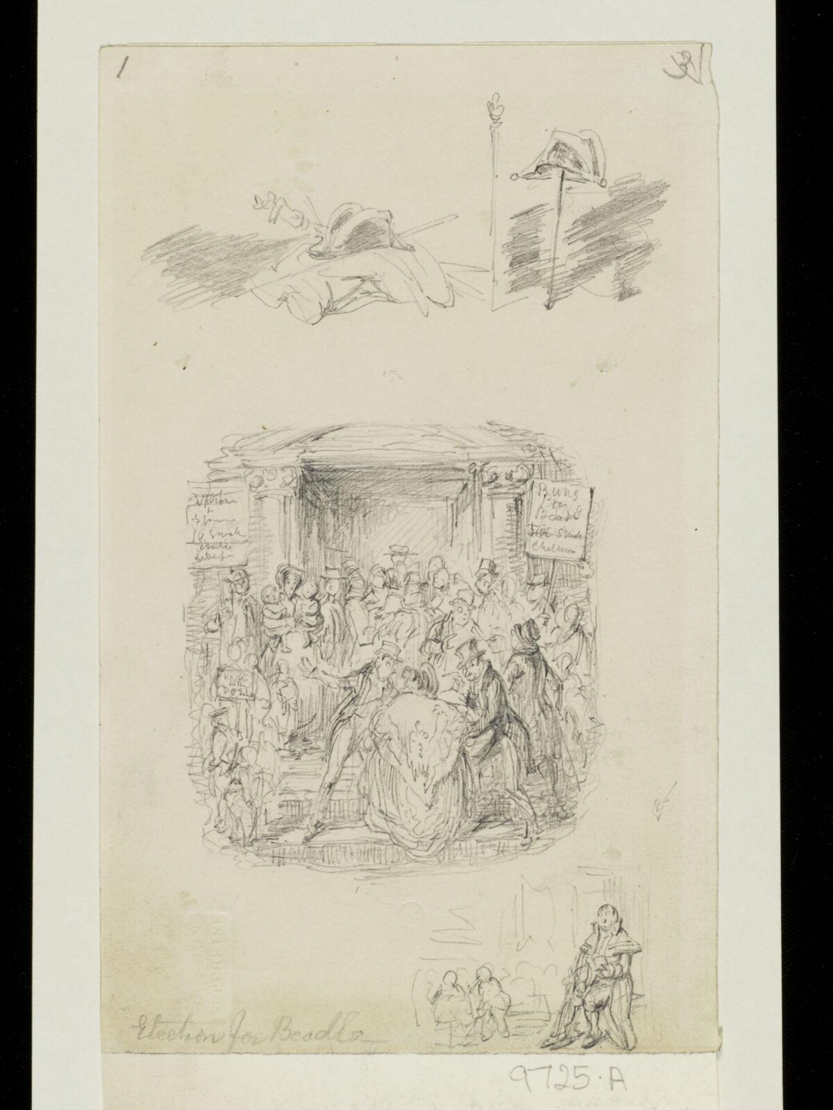 Election for Beadle, George Cruikshank, 1830s